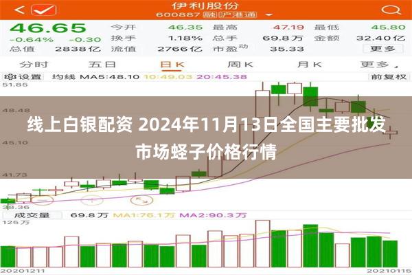 线上白银配资 2024年11月13日全国主要批发市场蛏子价格行情