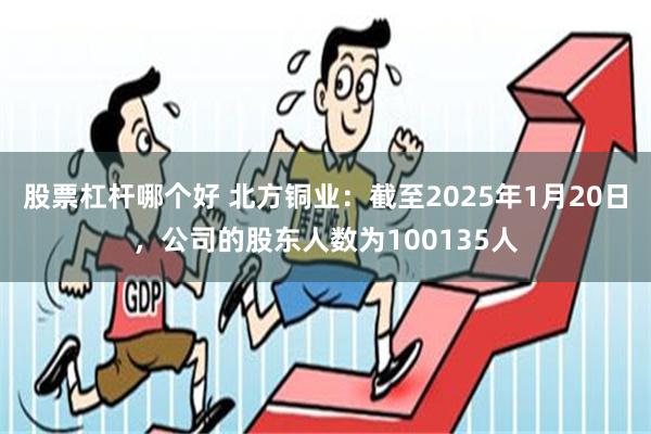 股票杠杆哪个好 北方铜业：截至2025年1月20日，公司的股东人数为100135人